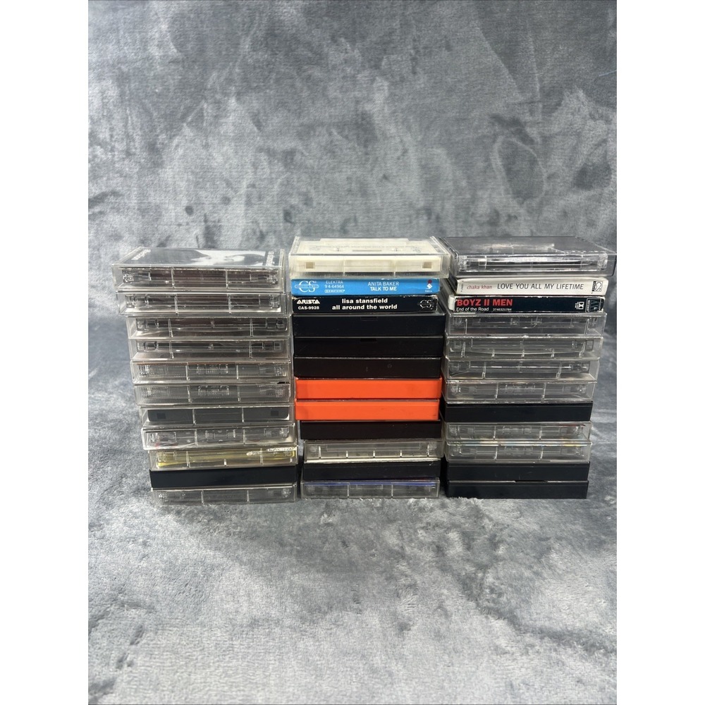Vintage Cassette Tapes Lot of 35 Prince Micheal Jackson TLC R&B Soul 90s Music - Picture 7 of 16